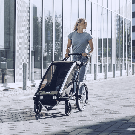 Thule Chariot Lite Double Vintage Green - Kinderanhänger 2026