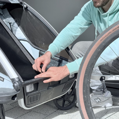 TREMMA Trennwand passend für Thule double Anhänger ab 2017