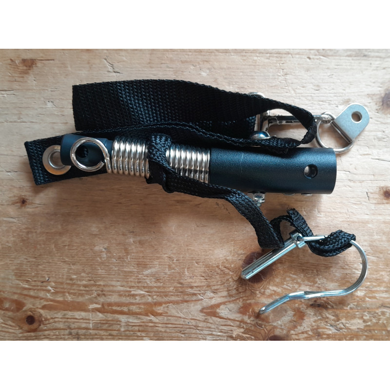 Blue Bird Deichselkopf mit Spiralfeder, Fangband und Splint