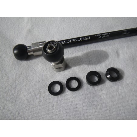 Burley 12mm Steckachse mit Coho XC Ballz