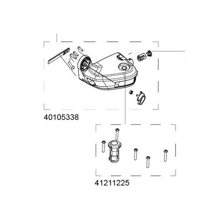 Thule Buggyradaufnahme / caster shaft bushing / Lenkwellenbuchse 2017 bis 2024