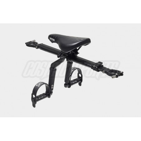 Kids Ride Shotgun Pro 2.0 MTB Front Kindersitz, schwarz