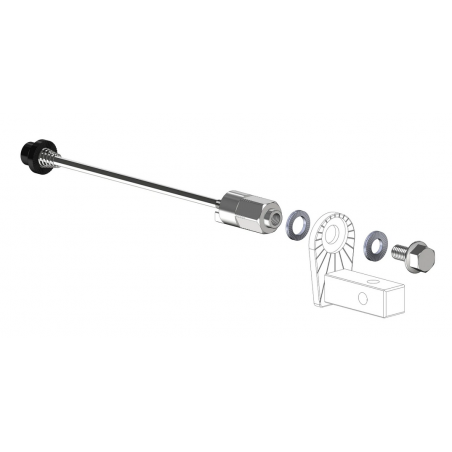 Protedac 5mm Schnellspannachse mit Universalanschluss