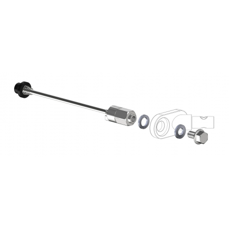 Protedac 5mm Schnellspannachse mit Universalanschluss