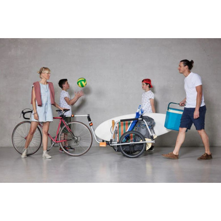 Reacha City / City Platform Fahrradanhnger / Handwagen fr Einkauf, Reise  & Hobby