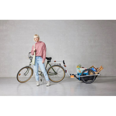 Reacha City / City Platform Fahrradanhnger / Handwagen fr Einkauf, Reise  & Hobby