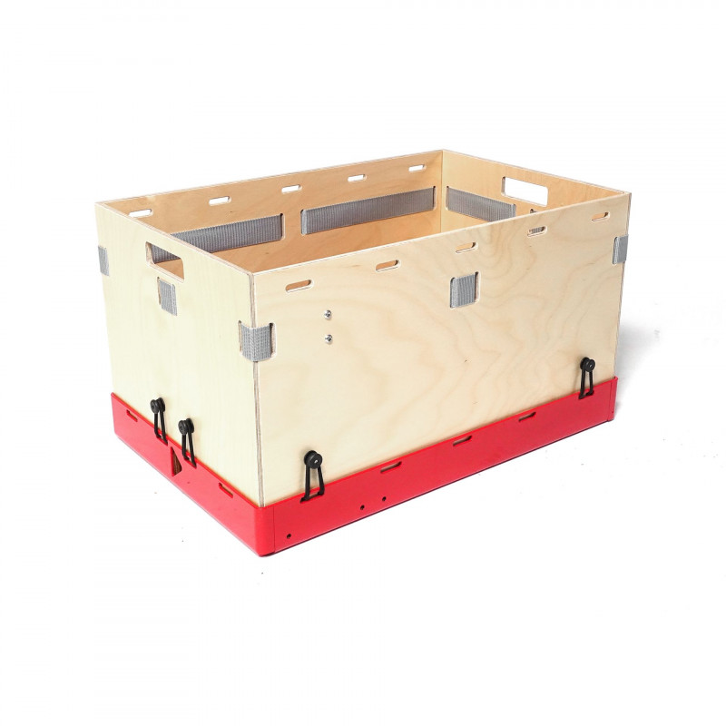Hinterher Holzbordwand mit Spannsystem für Hmini, Hmax, Hxxl