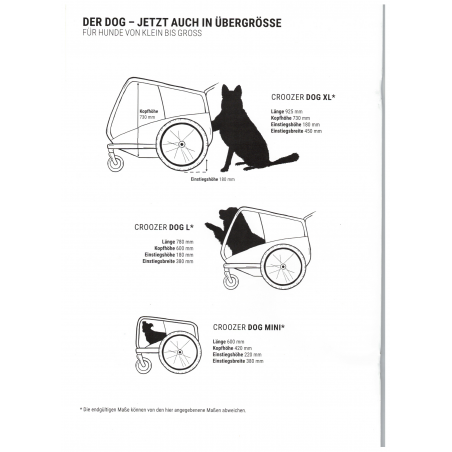 Croozer Dog Mikke XL Colourful Journey Limited Edition Hundeanhänger 2023