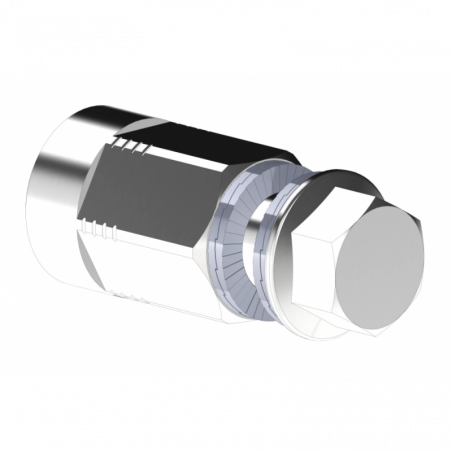 Protedac 12mm Spezial-Steckachse für Tout Terrain Bikes (M12x1.50 - 185mm - links)