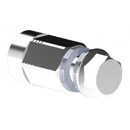 Protedac 10mm Vollachsadapter mit Universalanschluss