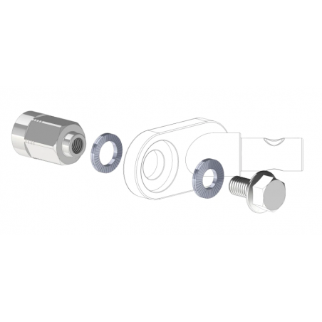 Protedac 10mm Vollachsadapter mit Universalanschluss