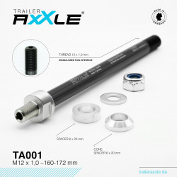 RadoxX 12mm Steckachse mit...