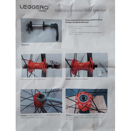 Verstärkte Radachse Leggero Vento V89