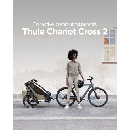 Thule Chariot Cross 2 Double Kinderanhänger 2024 *NEU