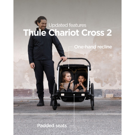 Thule Chariot Cross2 double Kinderanhänger 2024 *NEU