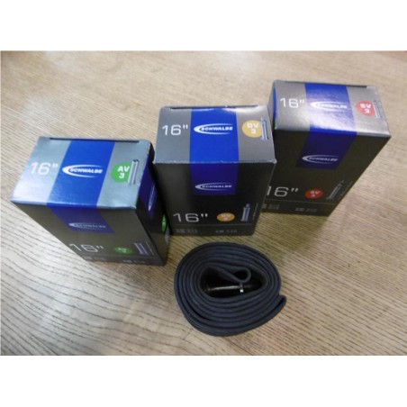 Schwalbe 16/18" Fahrradschlauch 28/37-340/355 mm, AV4, SV4, DV4 - schmal