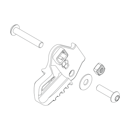 Thule Chariot Gepäcktaschenhalterung / Cargo bag hinge bracket ab 2017