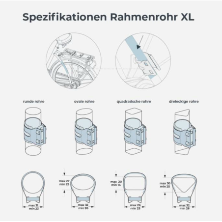 Urban Iki Junior Fußklemmen-XL-Set