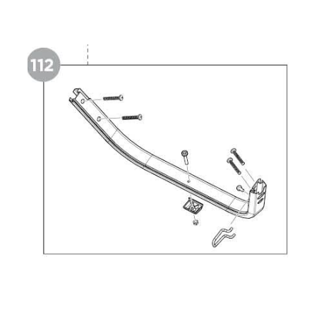 Thule Fußraum Rahmen / Footwell Frame für Sport2 / Cross2 ab 2024