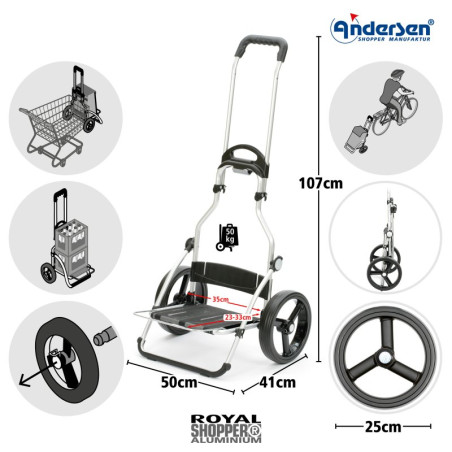 Andersen Royal Shopper Hydro 2.1 Lastenanhänger