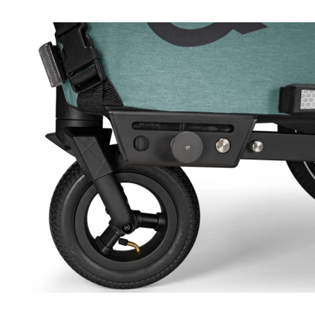 Qeridoo QUPA 2 Plus Kinderanhänger 2025 - Mineral Blue